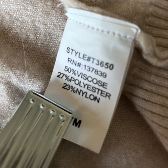 DREAMERS BY DEBUT Tan Long Sleeve Light Weight Long Sleeve Cardigan  Size S/M - Picture 12 of 12